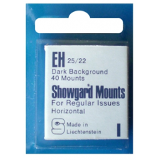 Showgard - 25x22mm Showgard Mounts - Pre-cut Singles (Black)