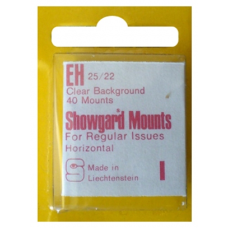 Showgard - 25x22mm Showgard Mounts - Pre-cut Singles (Clear)