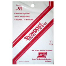 Showgard - 111x91 Blocks, Strips and Souvenir Sheets (Clear)